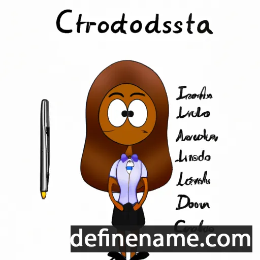 Christadora cartoon