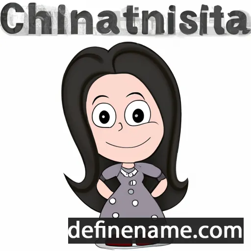 Christininha cartoon