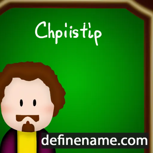 Christophile cartoon