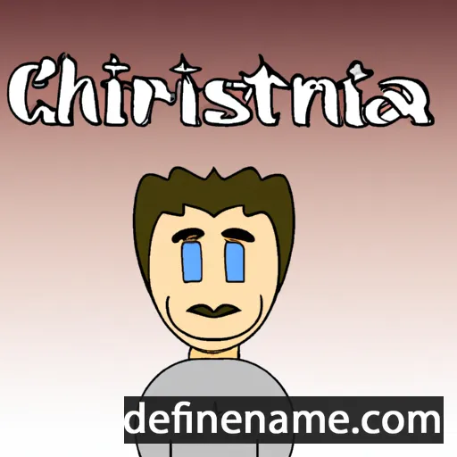 Christyan cartoon