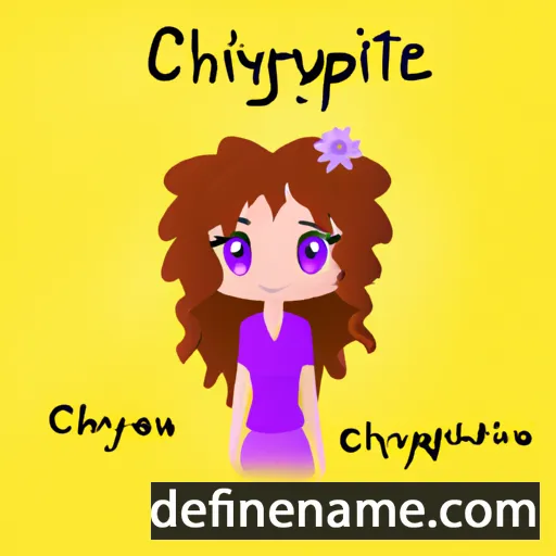 Chrysanne cartoon