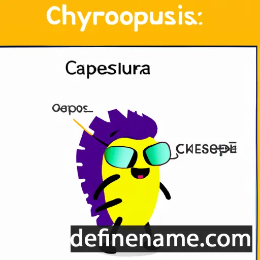 Chrysogonus cartoon