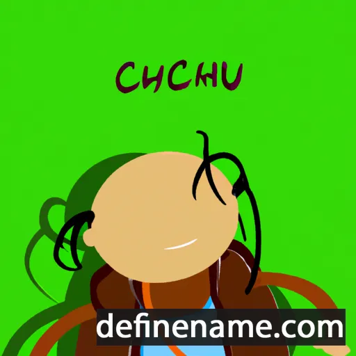 Chuluunchimeg cartoon