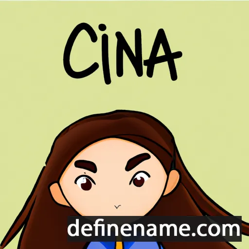 cartoon of the name Ciana