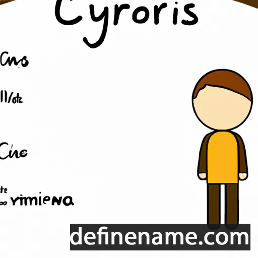 Cinyras cartoon