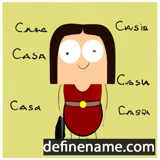 cartoon of the name Cissa