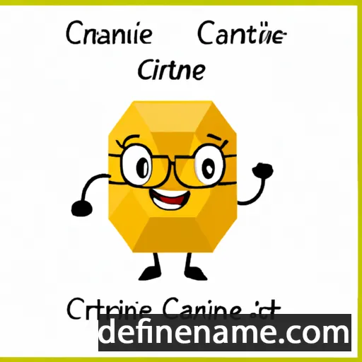 Citrine cartoon