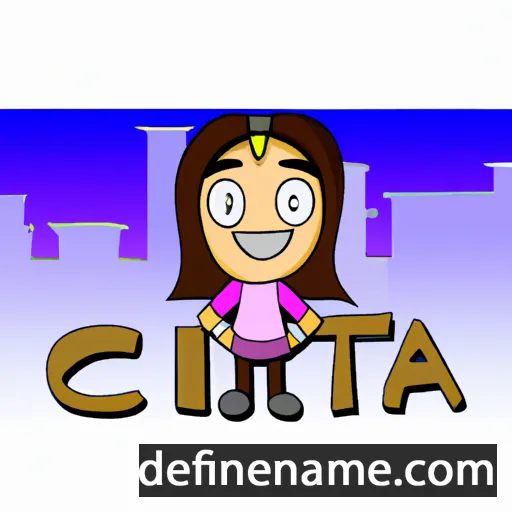 cartoon of the name Citta