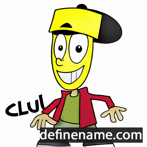 cartoon of the name Clau