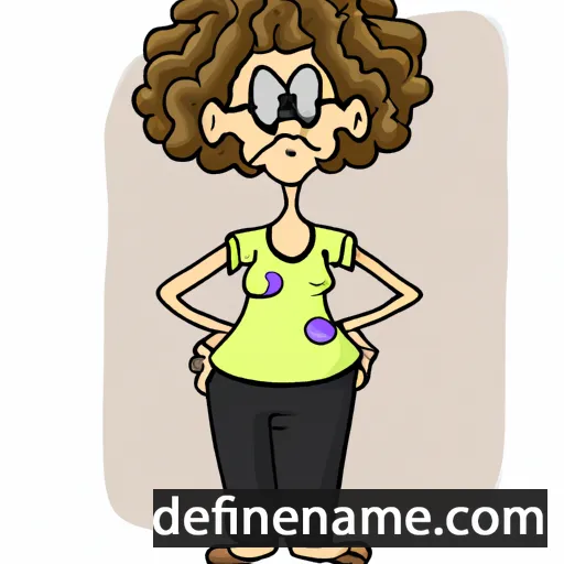 cartoon of the name Claudie