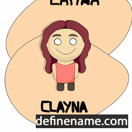 Clayna cartoon