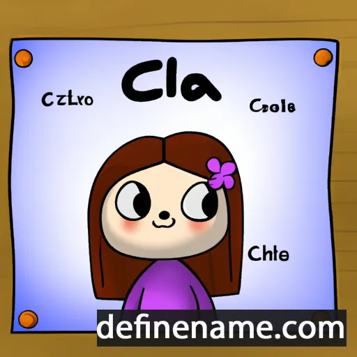 Cleia cartoon