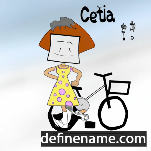 cartoon of the name Cleta