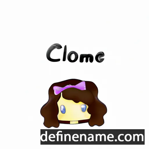 Cloémie cartoon