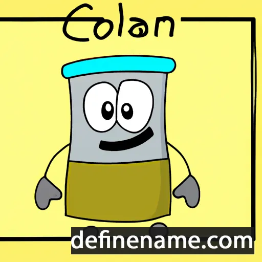 cartoon of the name Colan