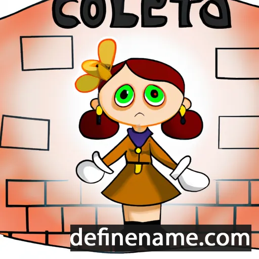 Coletta cartoon