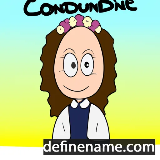 Conradine cartoon