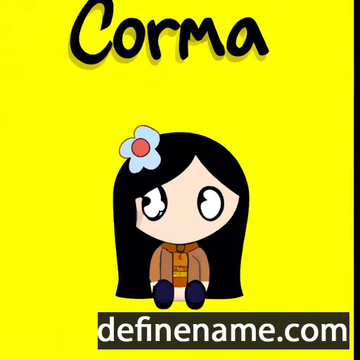 Coraima cartoon