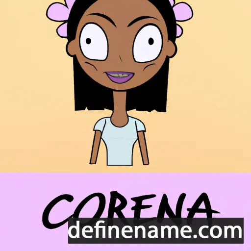 Corena cartoon