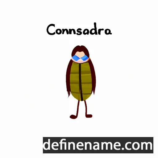 Corisanda cartoon