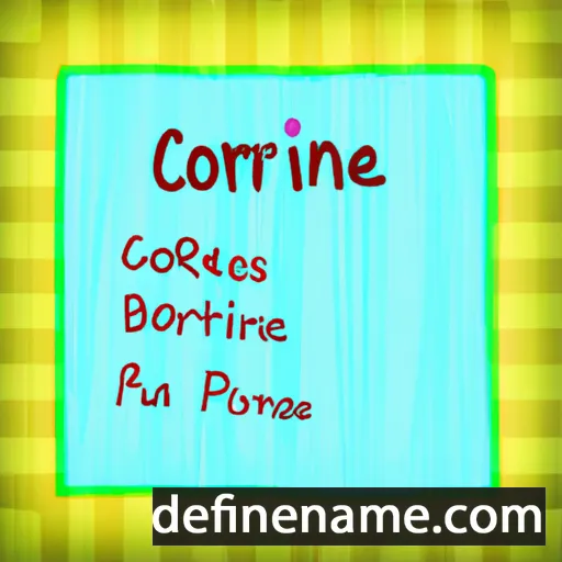 Corrinne cartoon