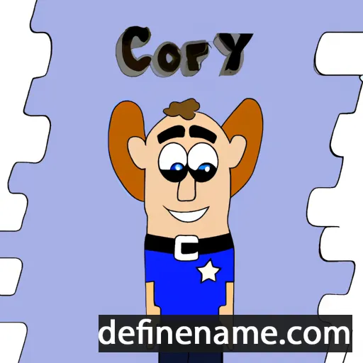 cartoon of the name Corry