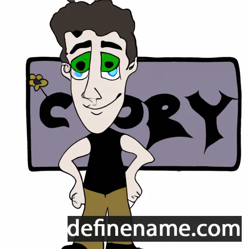 cartoon of the name Cory