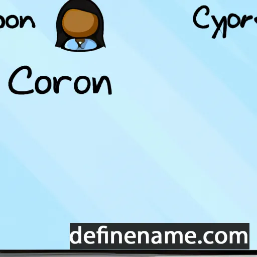 Coryn cartoon