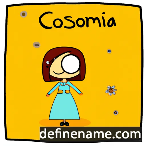 Cosmia cartoon