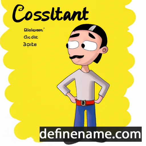 Costantín cartoon