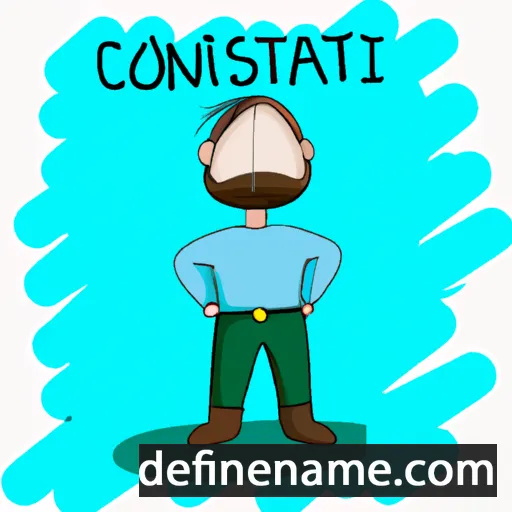 Costantìnu cartoon