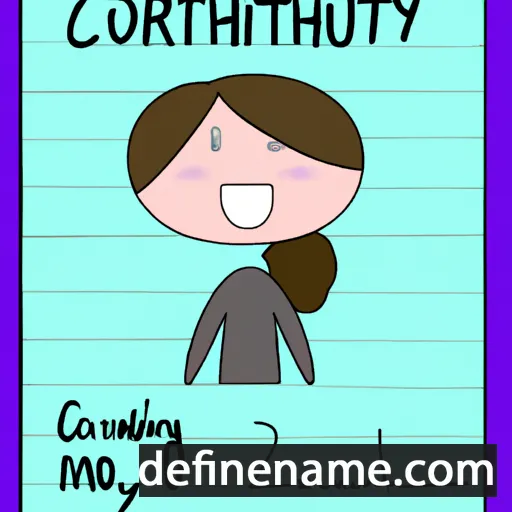 Courtlyn cartoon