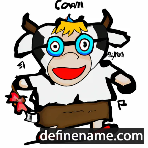 cartoon of the name Cowan