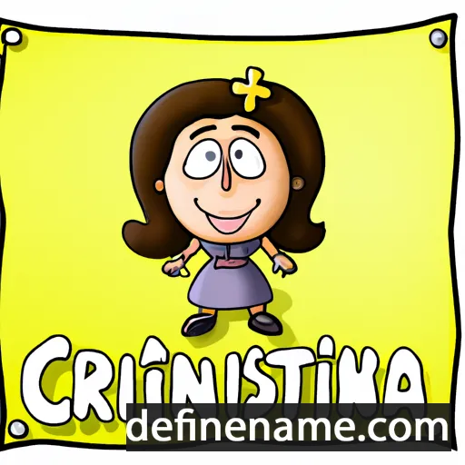 Cristgina cartoon