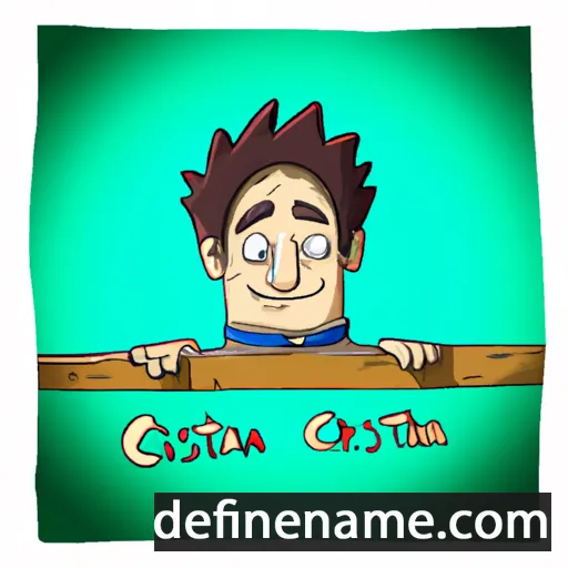 Cristiam cartoon