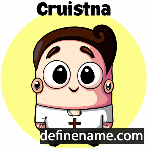 Cristianu cartoon