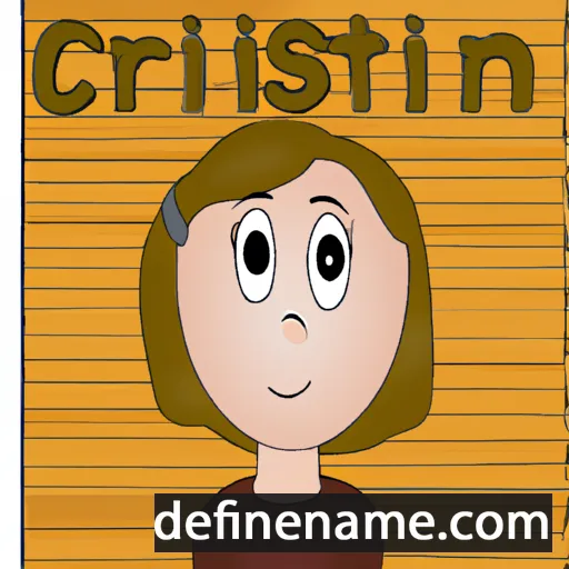 Cristin cartoon