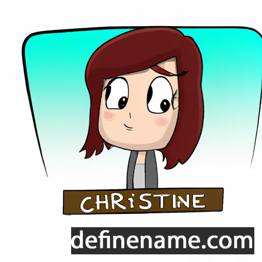 Cristine cartoon