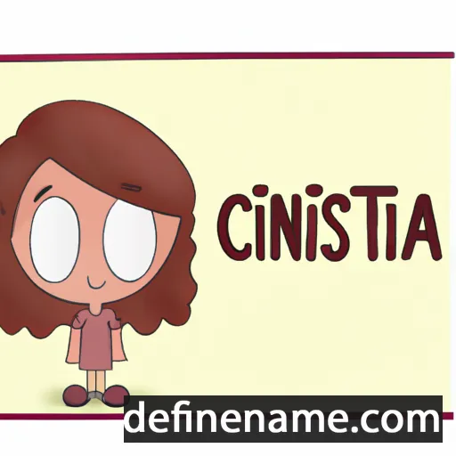 Cristinia cartoon