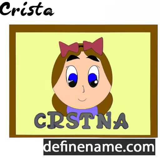 Cristofana cartoon