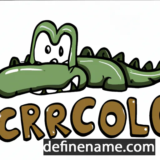 Croc cartoon