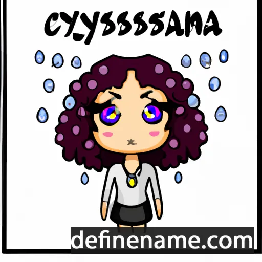 Crysania cartoon