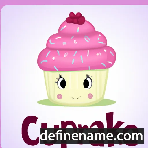 Cupcake cartoon