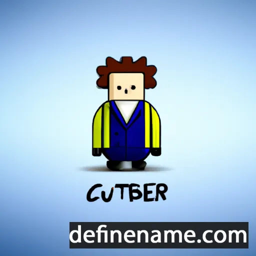 cartoon of the name Cutberto