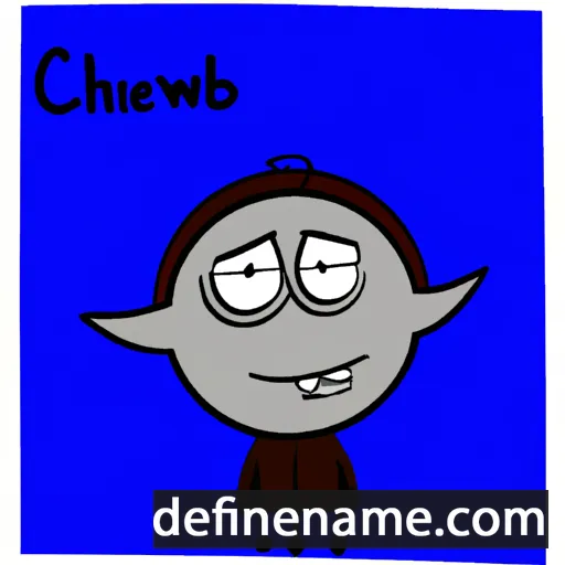 Cwenburh cartoon