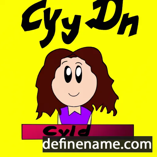 cartoon of the name Cyd