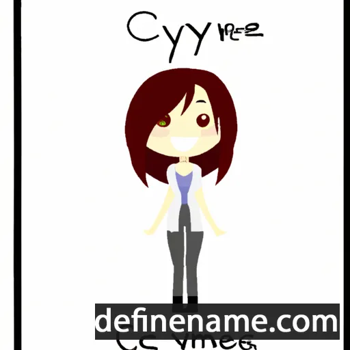 Cyene cartoon