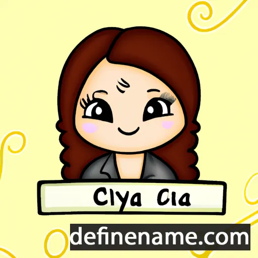 Cylia cartoon