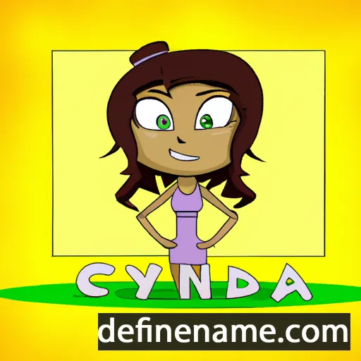 Cyndia cartoon