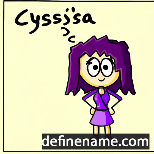 Cynisca cartoon